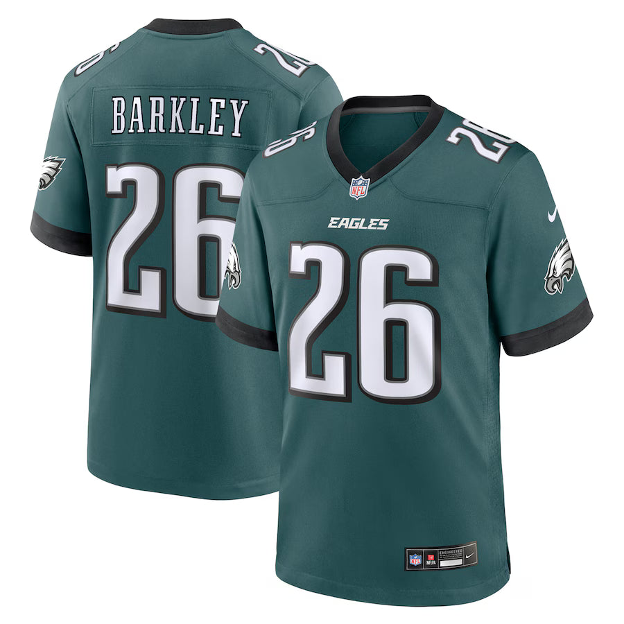 Saquon Barkley Philadelphia Eagles Game Player Jersey - Midnight Green - NFL
