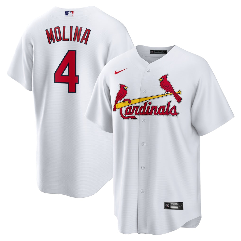 Yadier Molina St. Louis Cardinals Retired Player Jersey - White