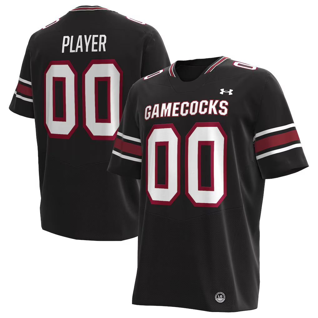 South Carolina Gamecocks Under Armour Alternate NIL Pick-A-Player Football Jersey - Black -