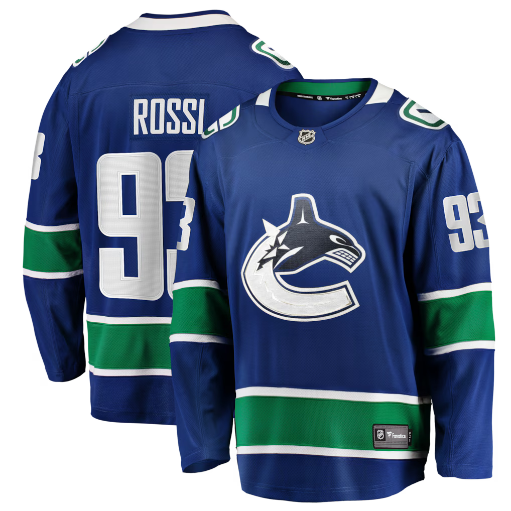 Marco Rossi Vancouver Canucks Home Premier Breakaway Player Jersey - Blue