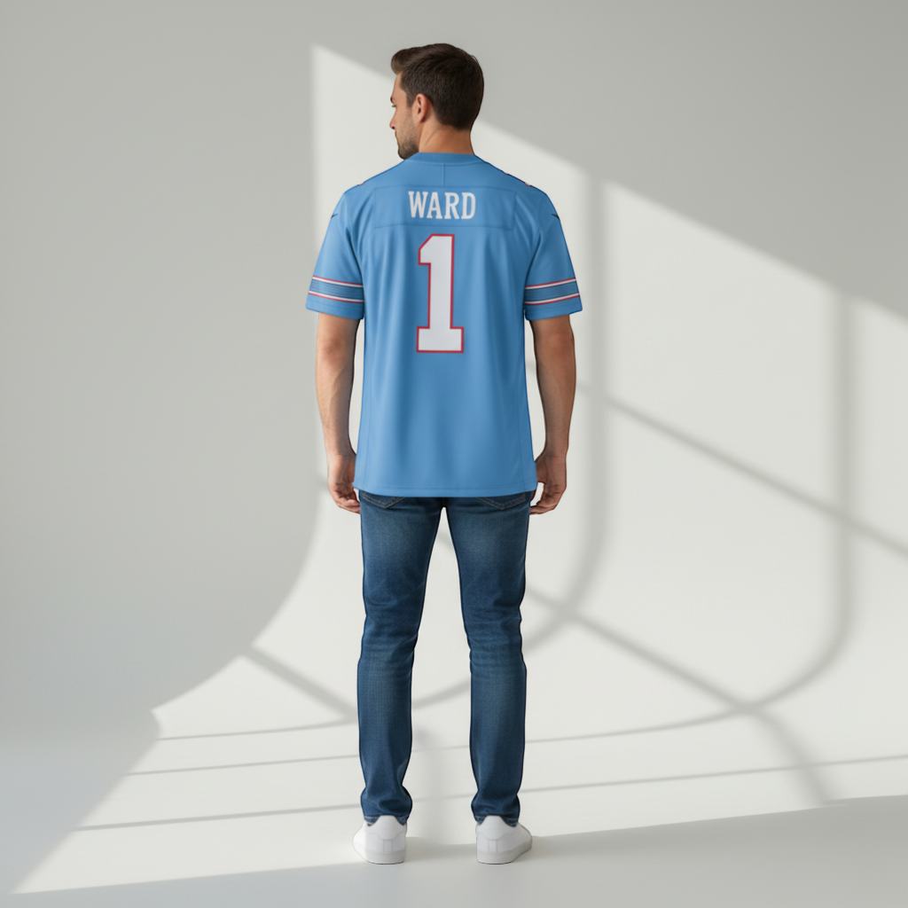 Cameron Ward Tennessee Titans Vapor F.U.S.E. Sewn Down Limited Jersey - Light Blue