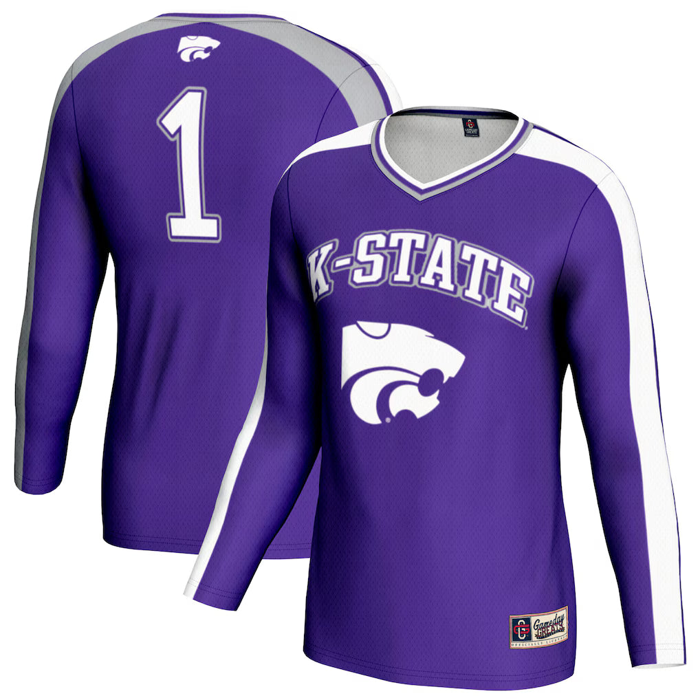 Kansas State Wildcats GameDay Greats #1 Lightweight Volleyball Fashion Jersey - Purple - NCAA