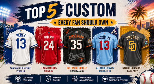 Top 5 Custom Baseball Jerseys 