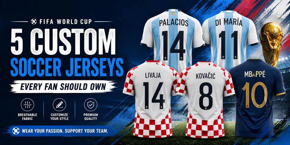 Best 5 Custom Soccer Jerseys Every Fan Should Own