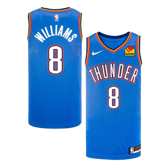 NBA Jalen Williams Oklahoma City Thunder 8 Jersey