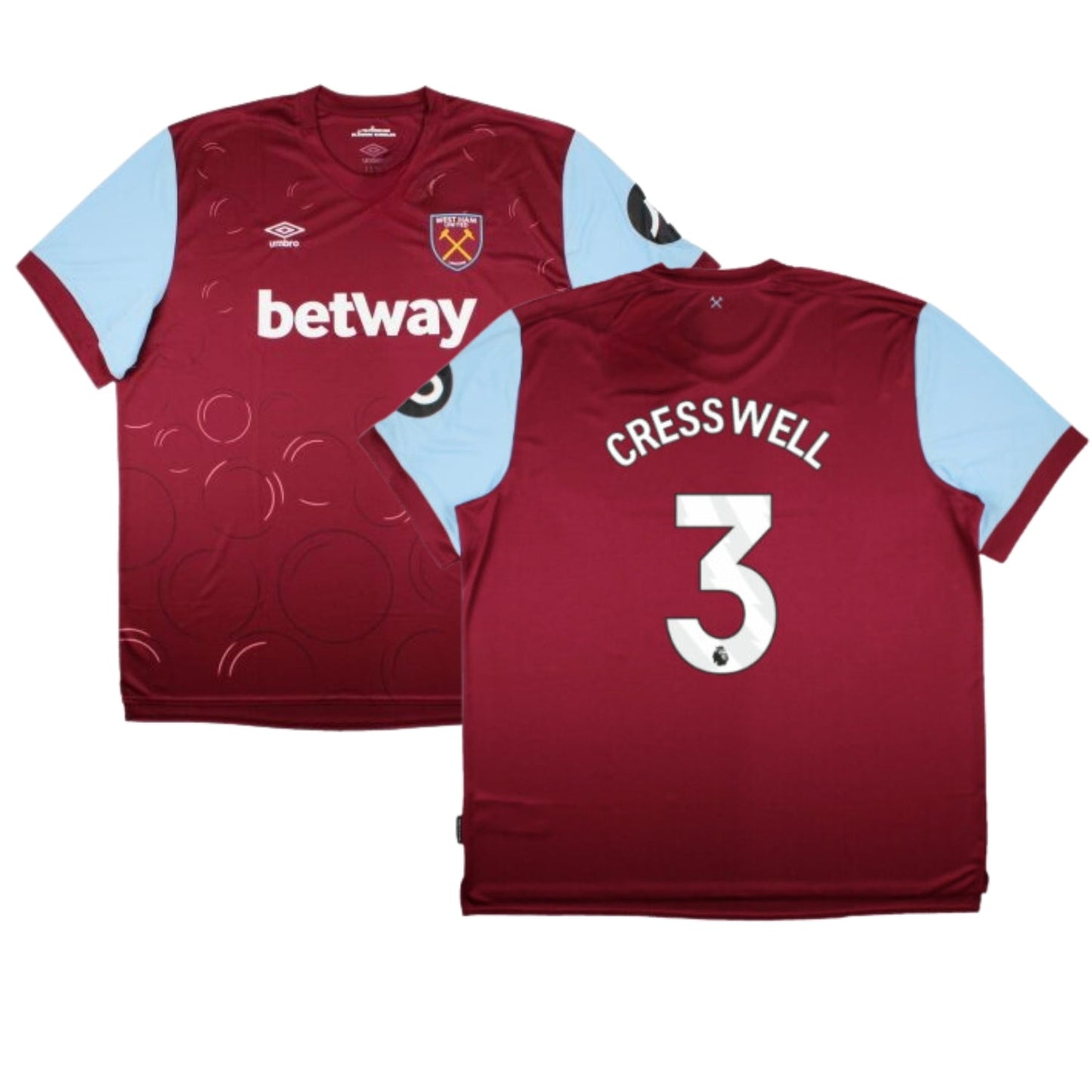 Aaron Cresswell West Ham 3 Jersey