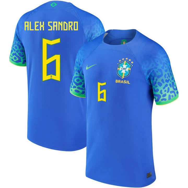 Alex Sandro Brazil 6 FIFA World Cup Jersey