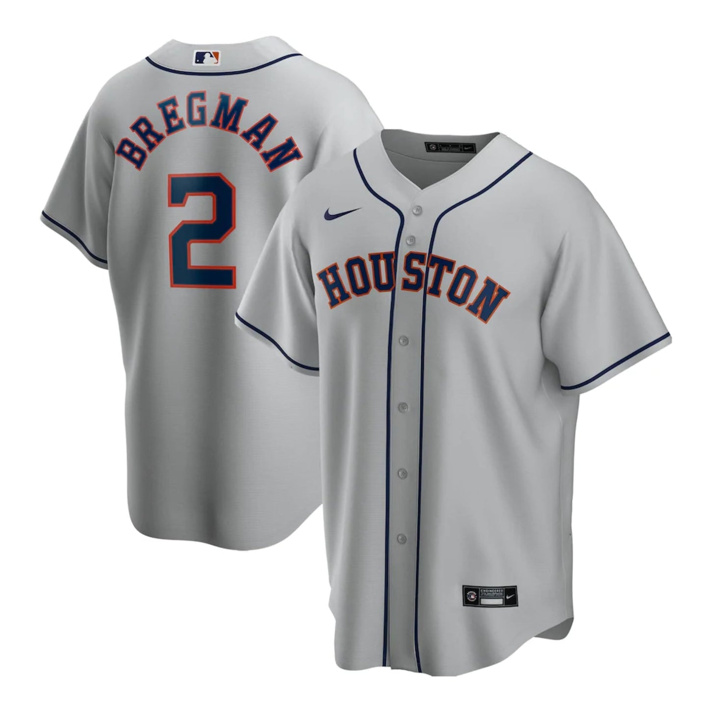 MLB Alex Bregman Houston Astros 2 Jersey