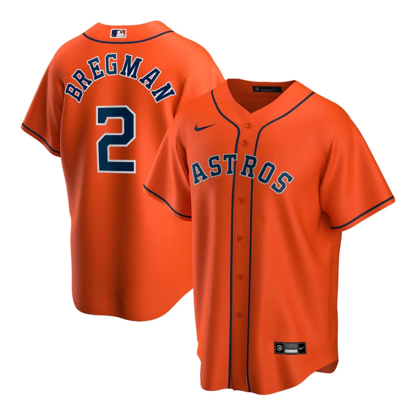 MLB Alex Bregman Houston Astros 2 Jersey