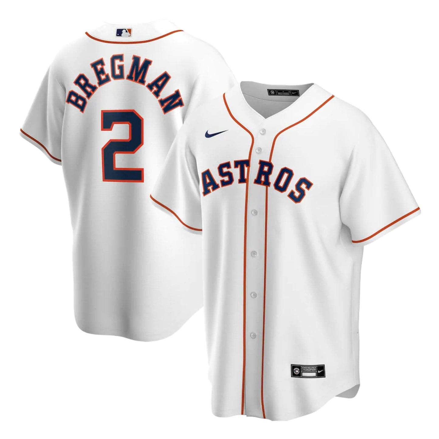 MLB Alex Bregman Houston Astros 2 Jersey