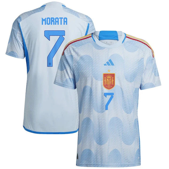 Alvaro Morata Spain 7 FIFA World Cup Jersey