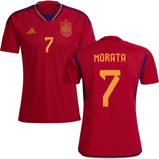 Alvaro Morata Spain 7 Jersey