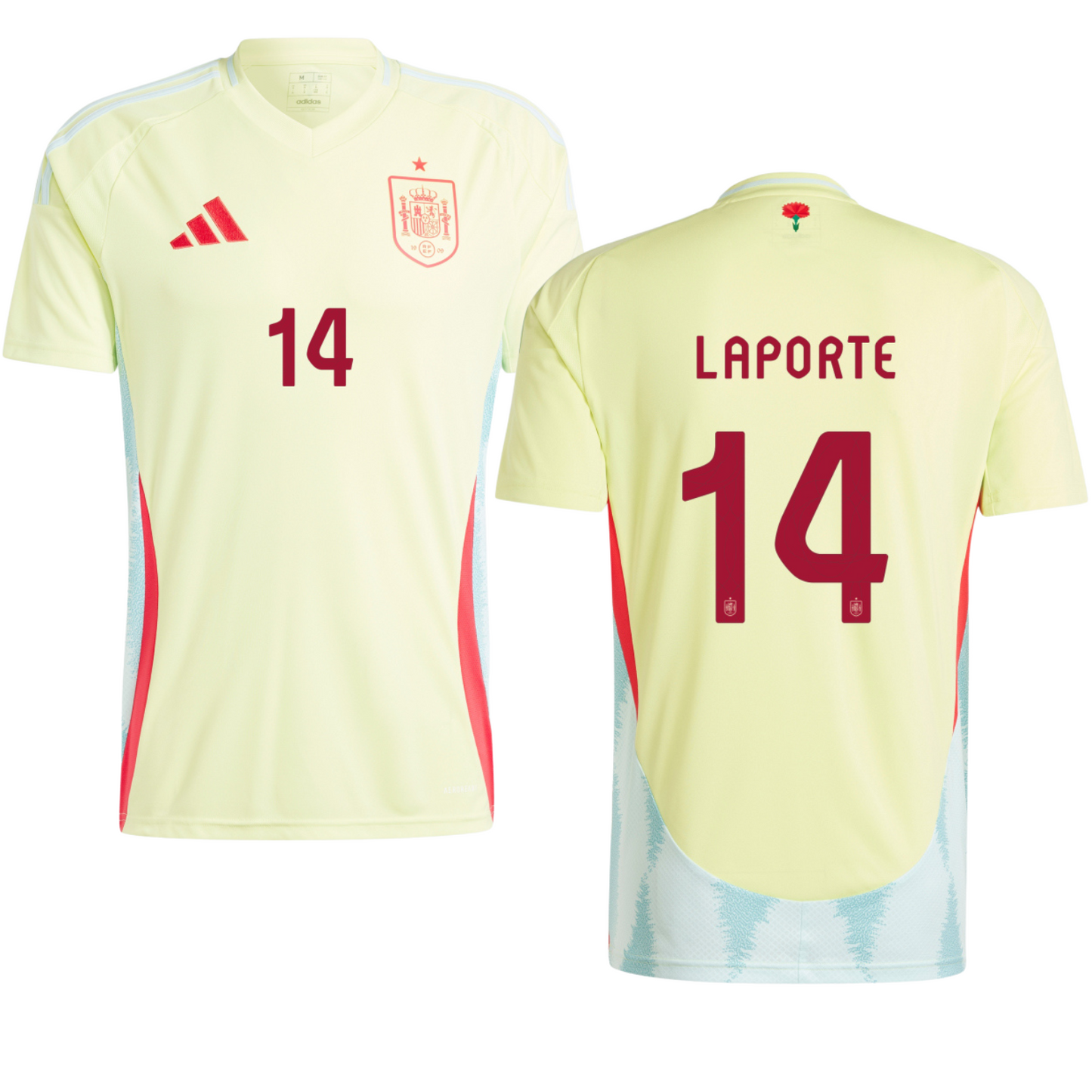 Aymeric Laporte Spain 14 Euro Cup Jersey