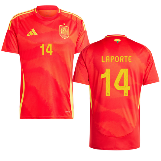 Aymeric Laporte Spain 14 Euro Cup Jersey