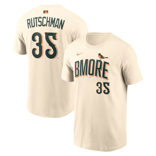 Baltimore Baseball Jersey Rutschman 35 Bmore Edition Orioles Shirt