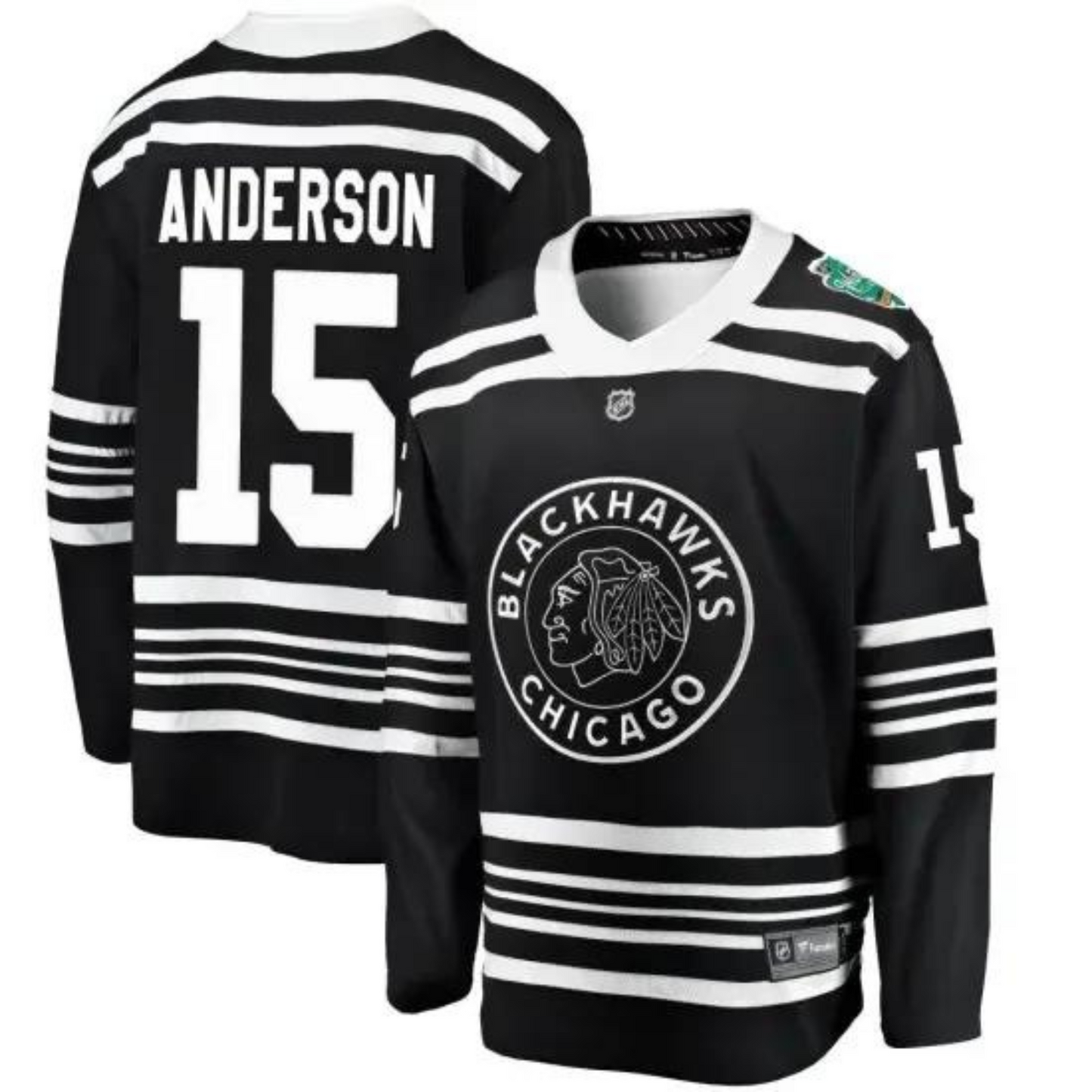 NHL Joey Anderson Chicago Blackhawks 15 Jersey