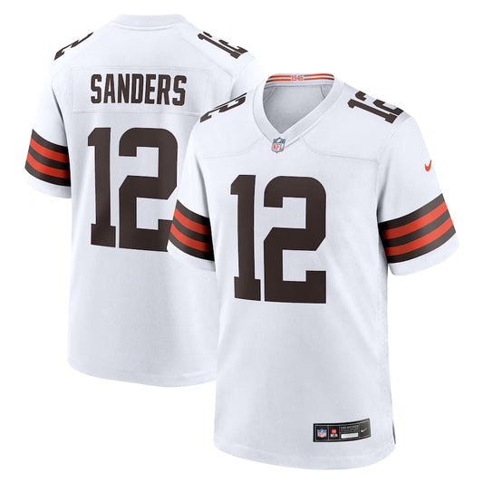 NFL Cleveland Browns Game Road Jersey NFL 2025 Draft - White - Shedeur Sanders