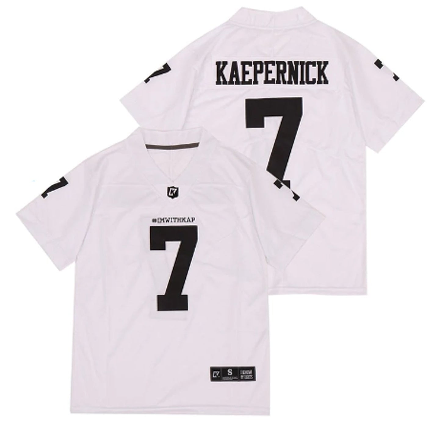 Colin Kaepernick 'I'm With Kap' Football 7 Jersey