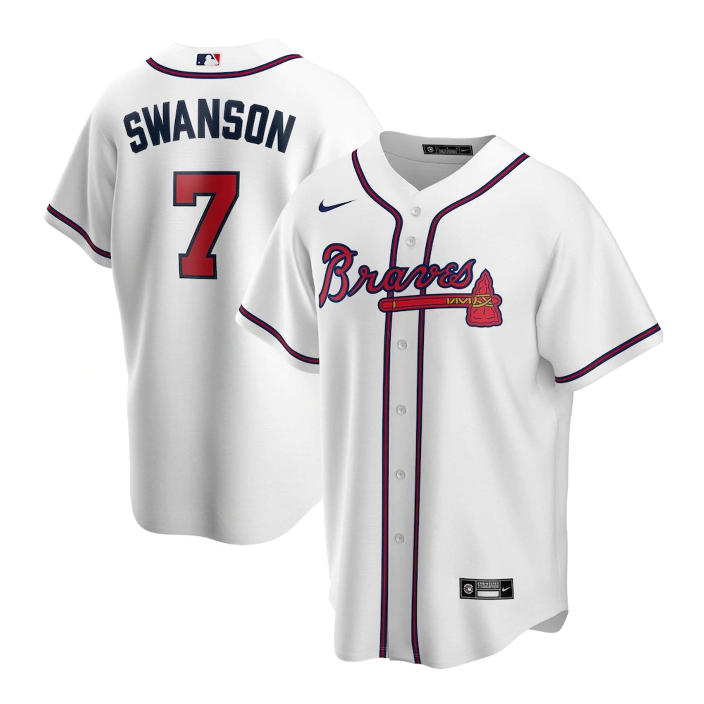 MLB Dansby Swanson Atlanta Braves 7 Jersey