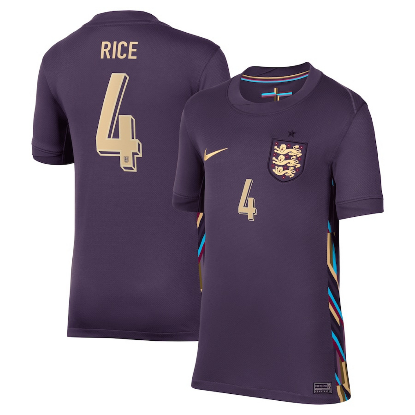 Declan Rice England 4 FIFA Euro Cup Jersey