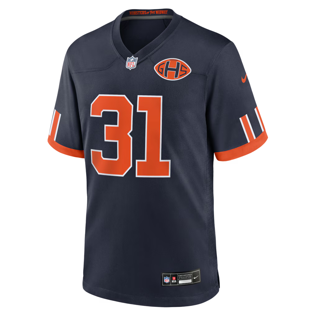 Dillon Thieneman #31 Chicago Bears 2026 Rivalries NFL jersey