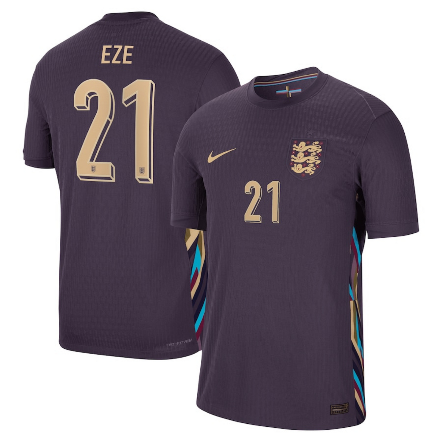 Eberchi Eze England 21 FIFA Euro Cup Jersey