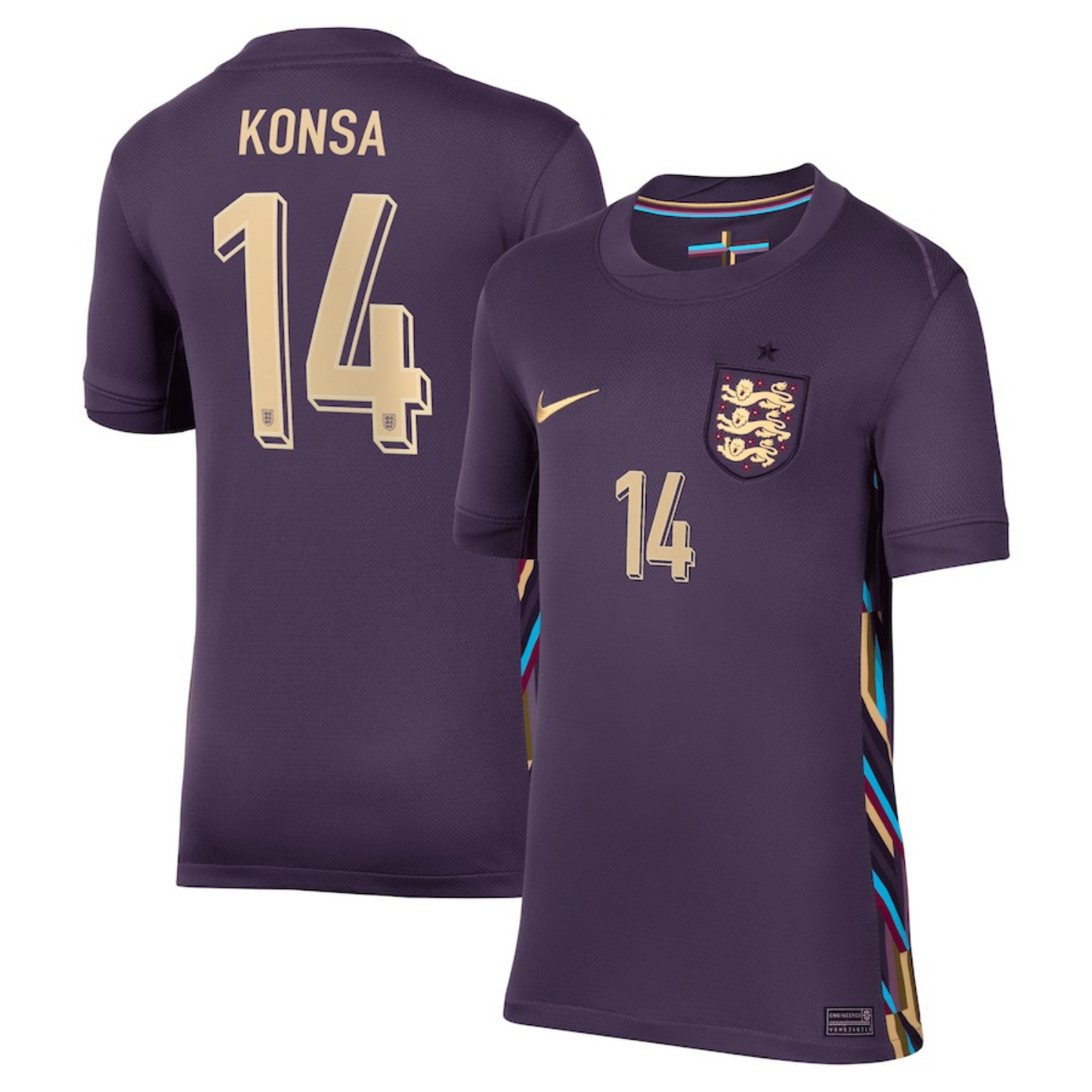 Ezri Konsa England 14 FIFA Euro Cup Jersey