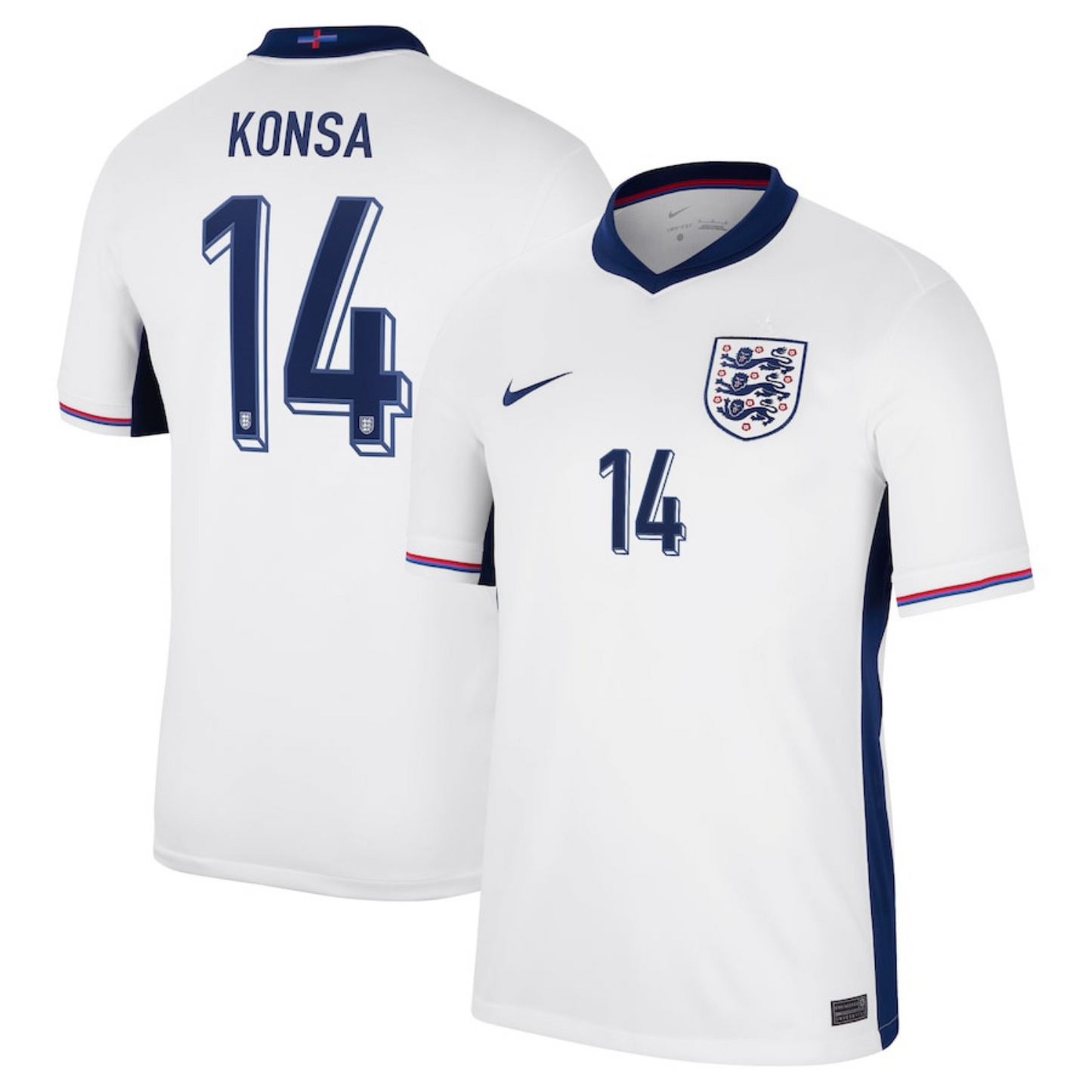 Ezri Konsa England 14 FIFA Euro Cup Jersey
