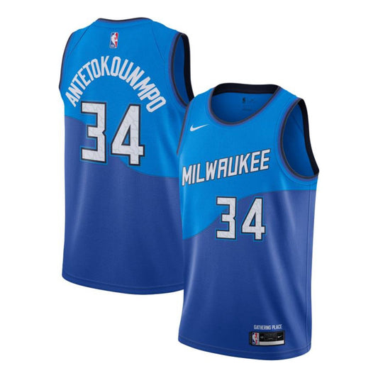 NBA Giannis Antetokounmpo Milwaukee Bucks 34 Jersey