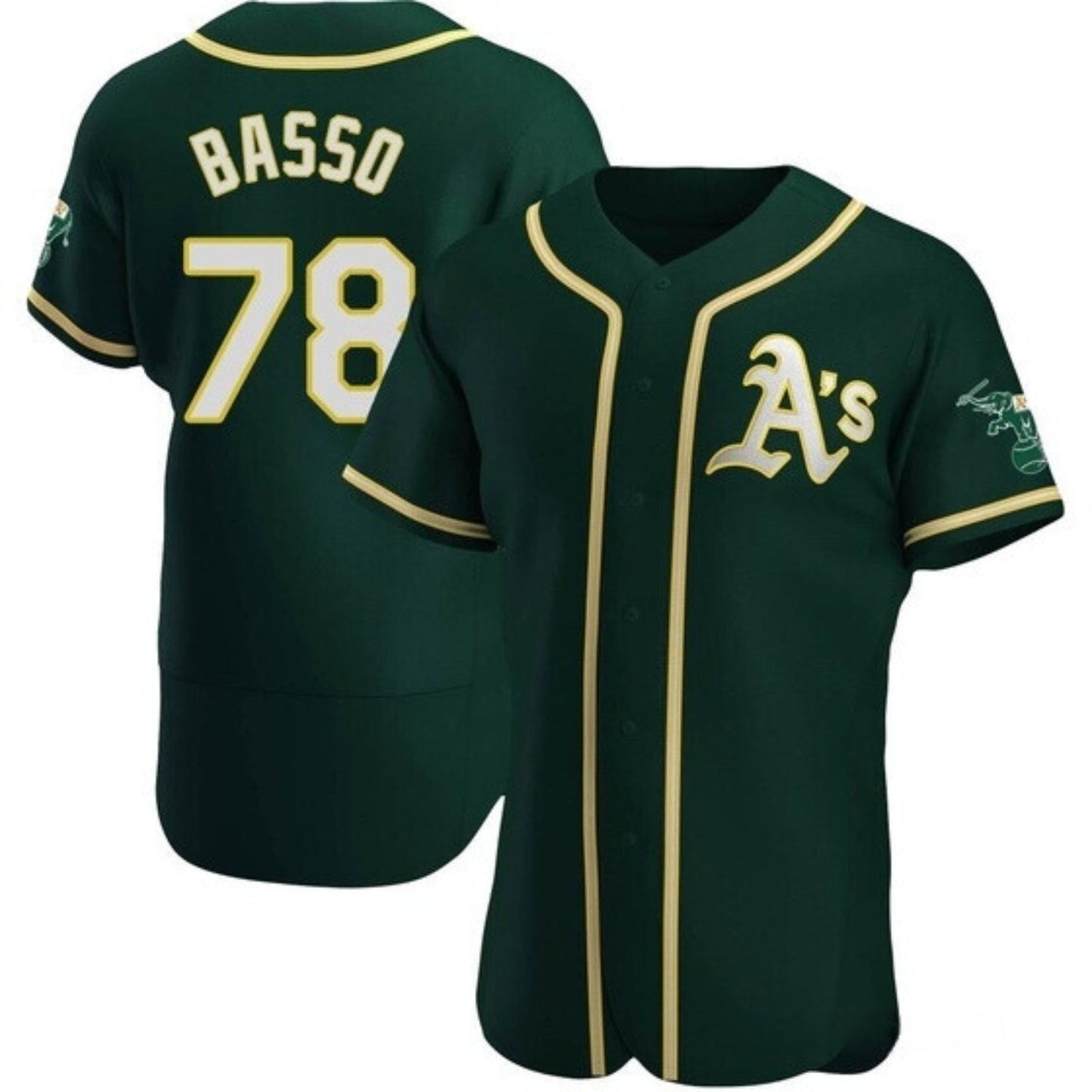 Brady Basso Oakland Atheltics 78 Jersey