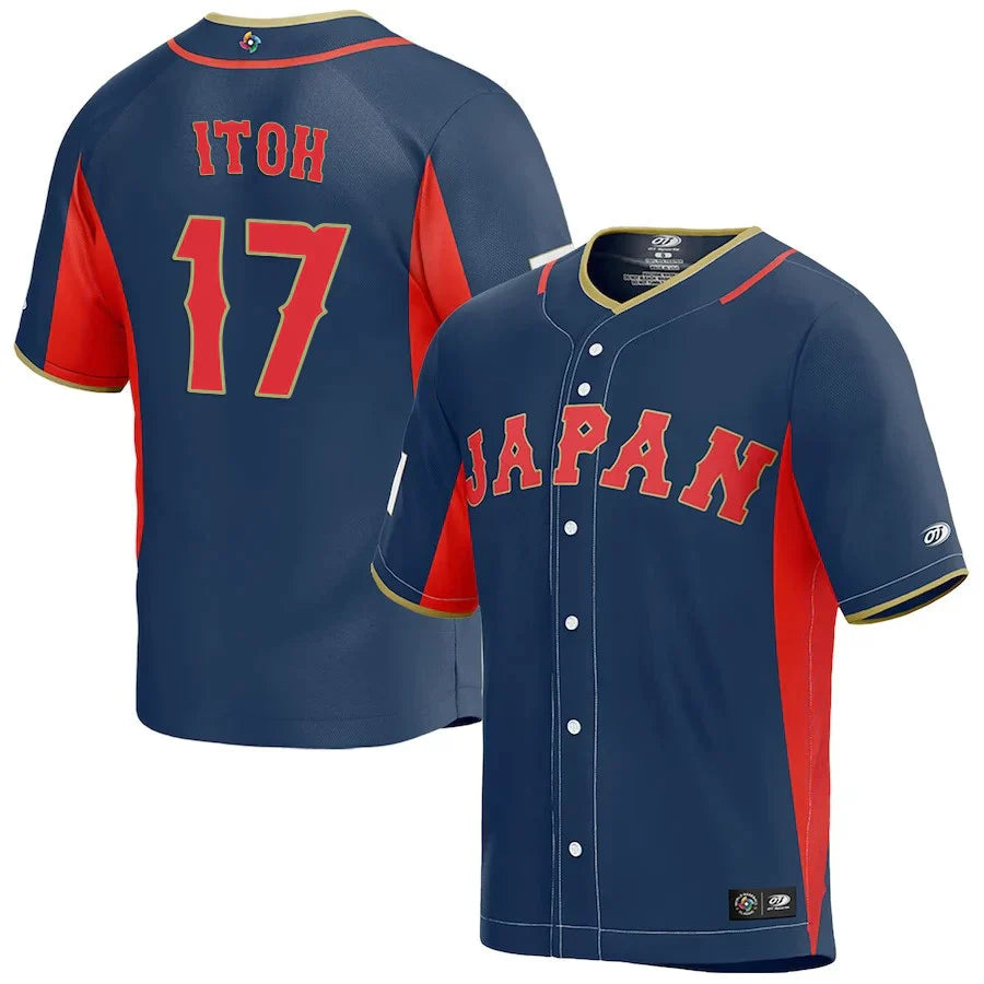 WBC Hiromi Itoh Japan 17 Jersey