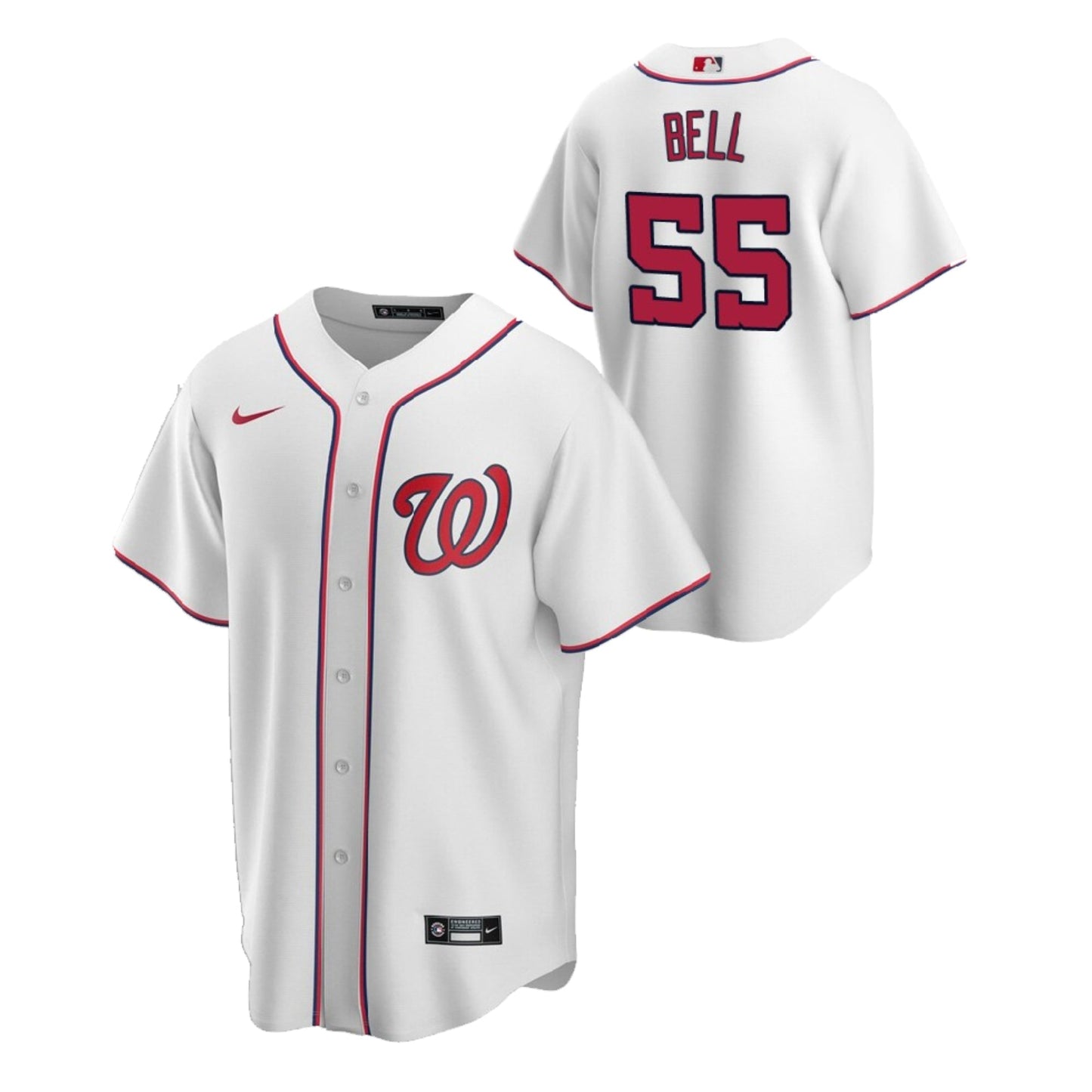 MLB Josh Bell Washington Nationals 55 Jersey