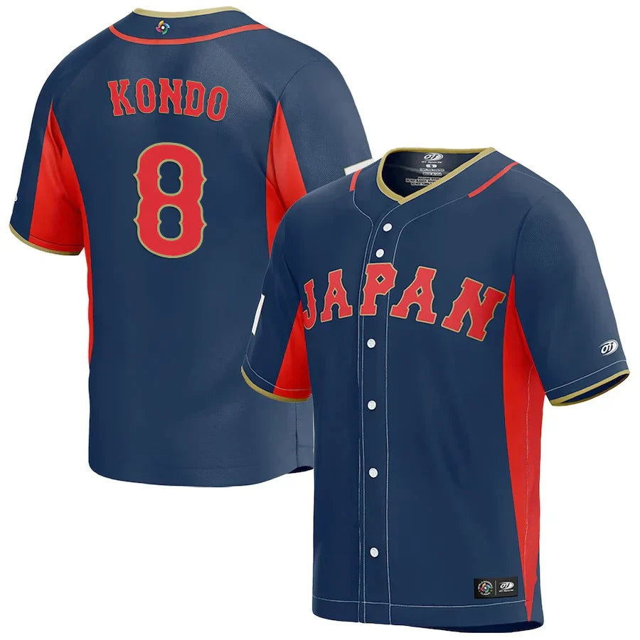 WBC Kensuke Kondo Japan 8 Jersey