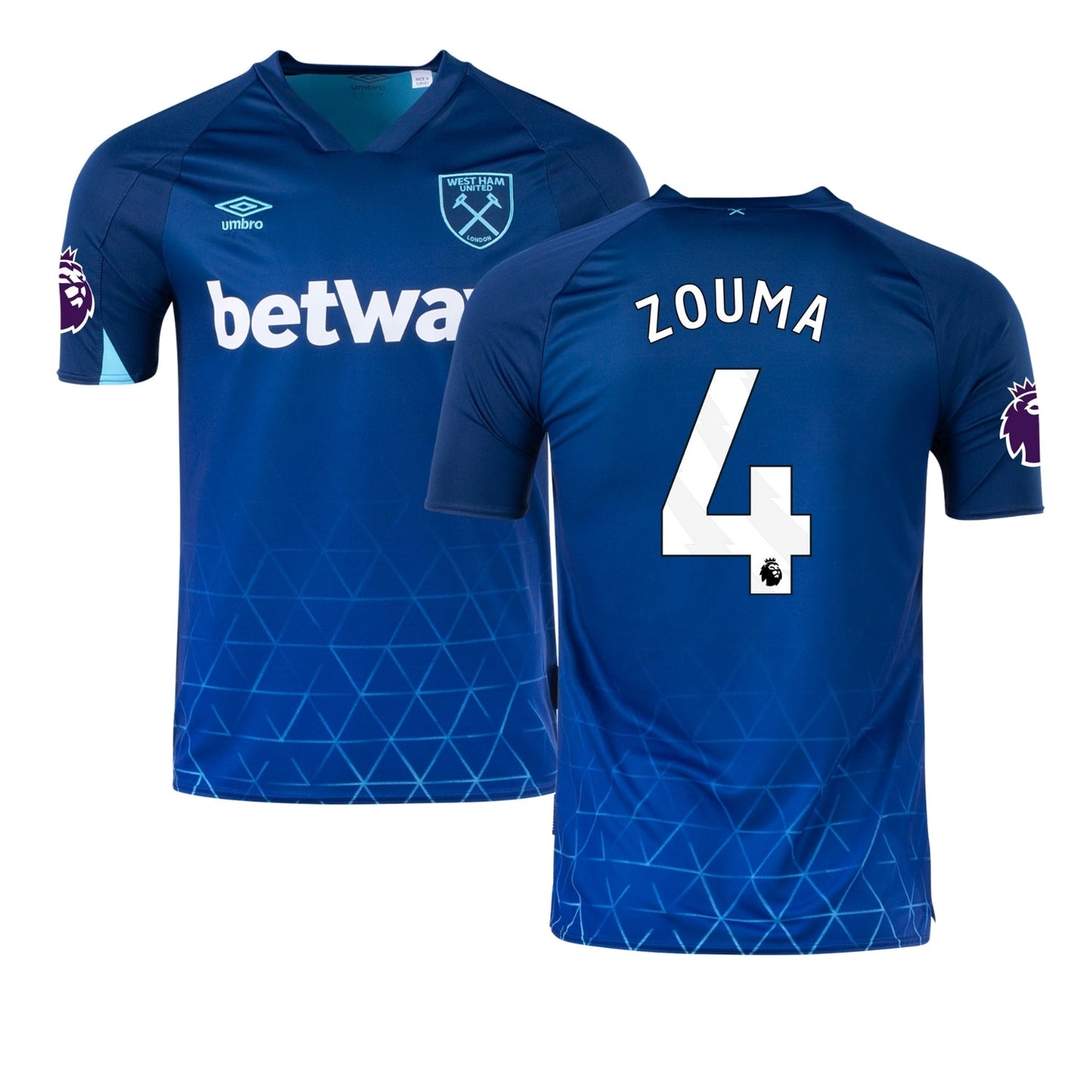 Kurt Zouma West Ham 4 Jersey