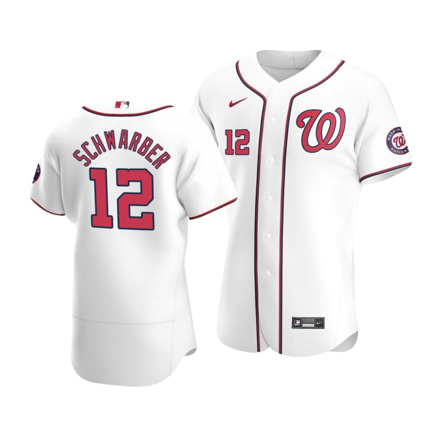 MLB Kyle Schwarber Washington Nationals 12 Jersey