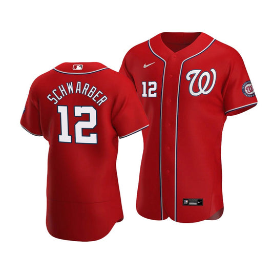MLB Kyle Schwarber Washington Nationals 12 Jersey