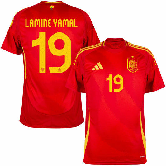 Lamine Yamal Spain 19 UEFA Euro Cup Jersey