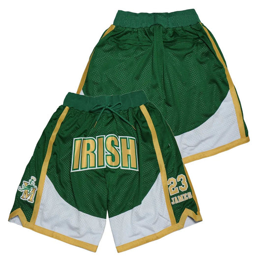 LeBron James Irish High School Basketball Shorts