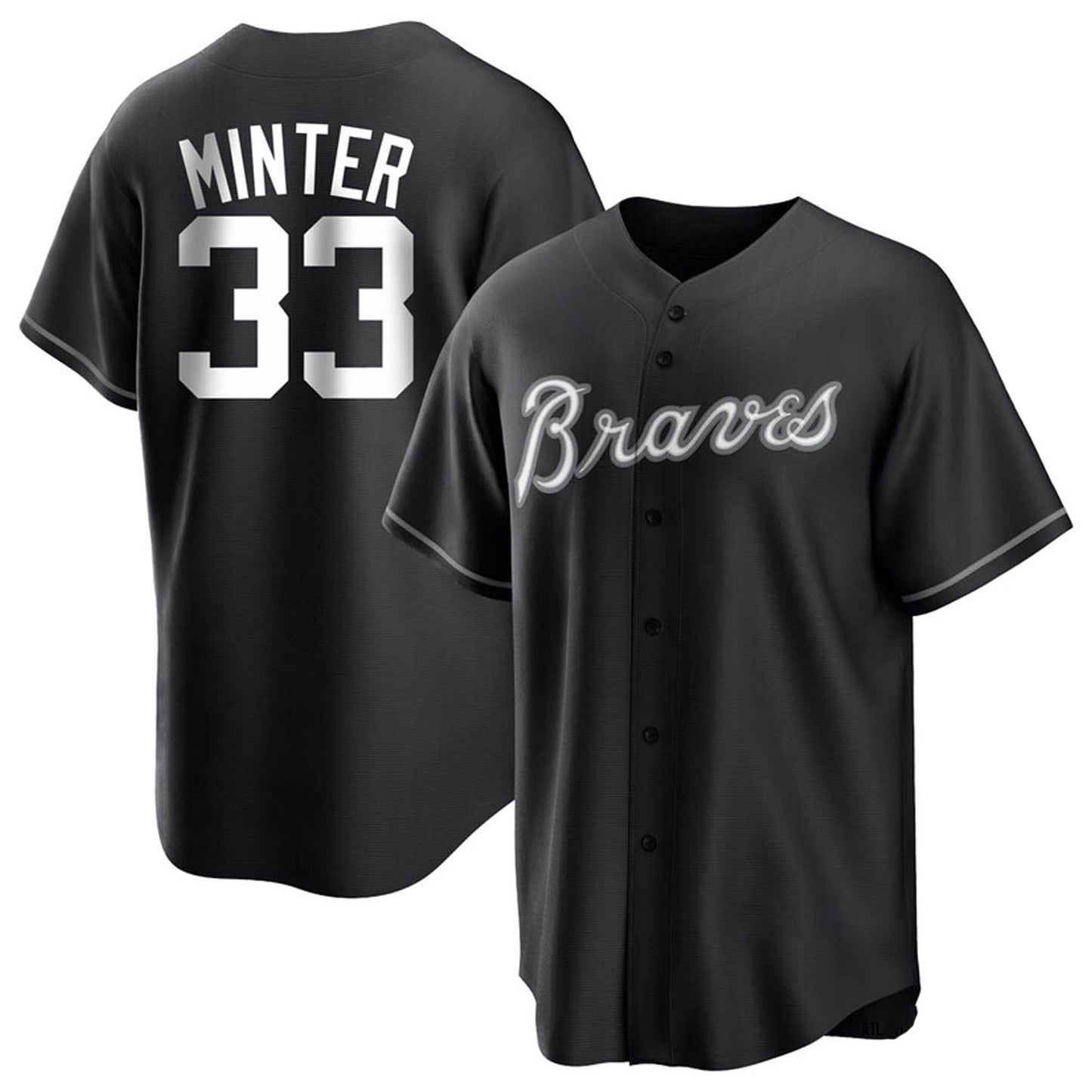 MLB A.J. Minter Atlanta Braves 33 Jersey