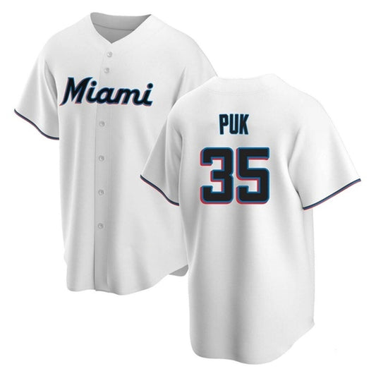 MLB A.J. Puk Miami Marlins 35 Jersey