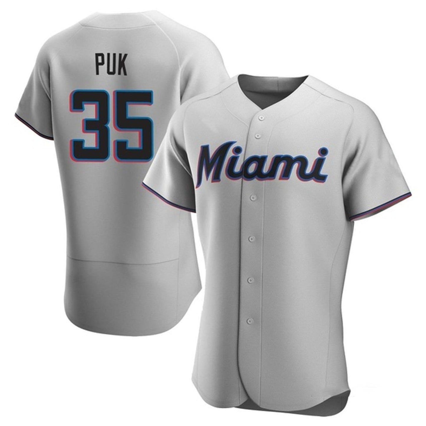 MLB A.J. Puk Miami Marlins 35 Jersey