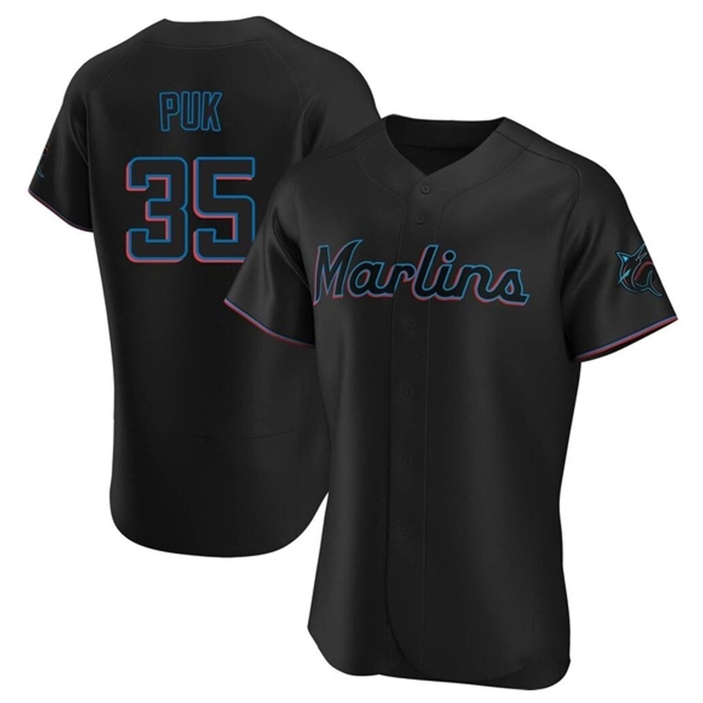 MLB A.J. Puk Miami Marlins 35 Jersey