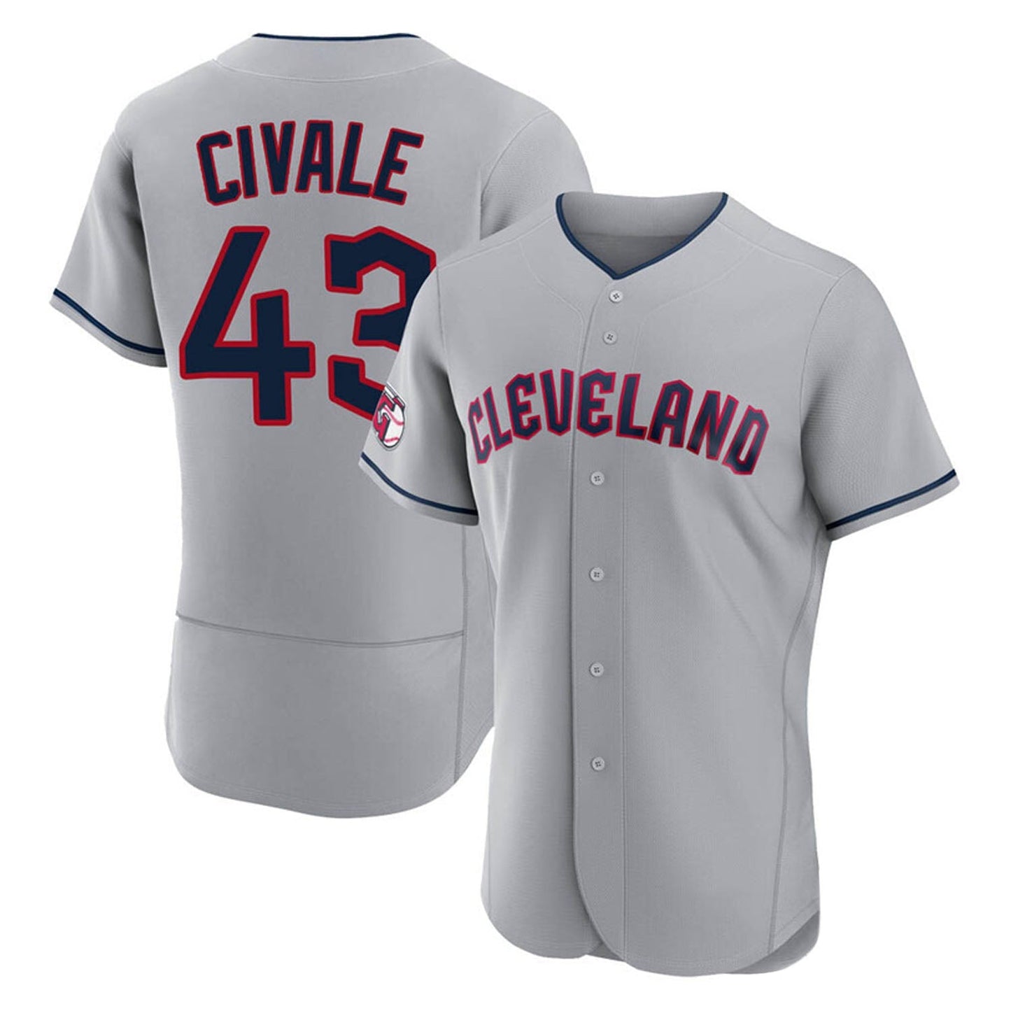 MLB Aaron Civale Cleveland Guardians 43 Jersey