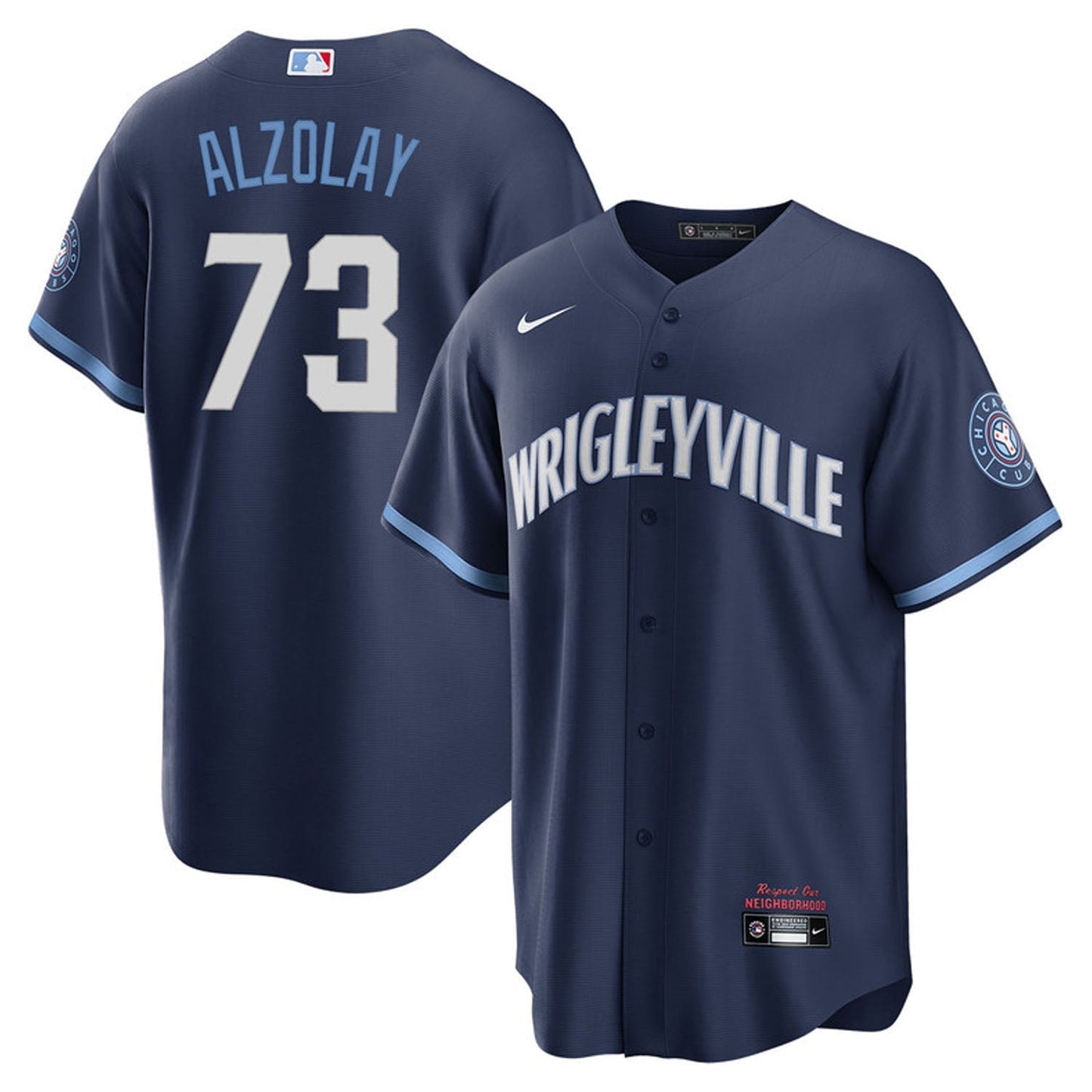 MLB Adbert Alzolay Chicago Cubs 73 Jersey