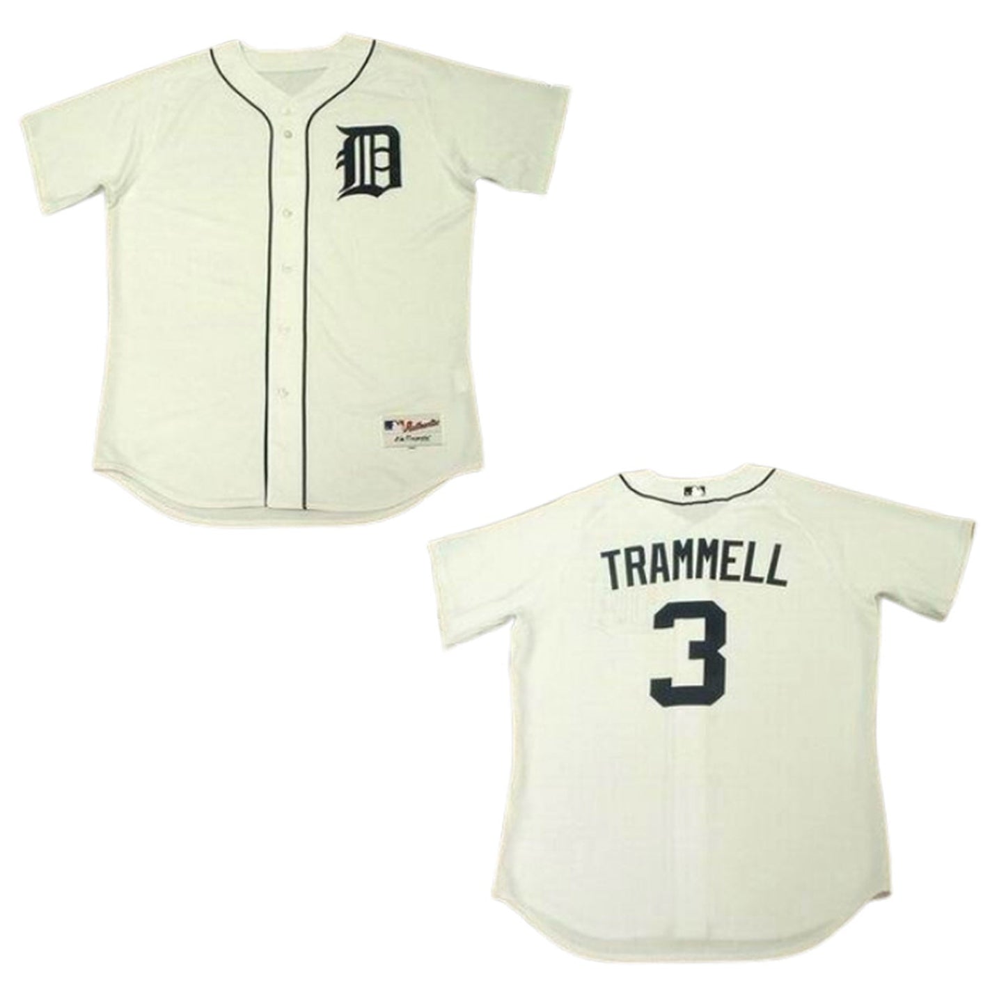 MLB Alan Trammell Detroit Tigers 3 Jersey