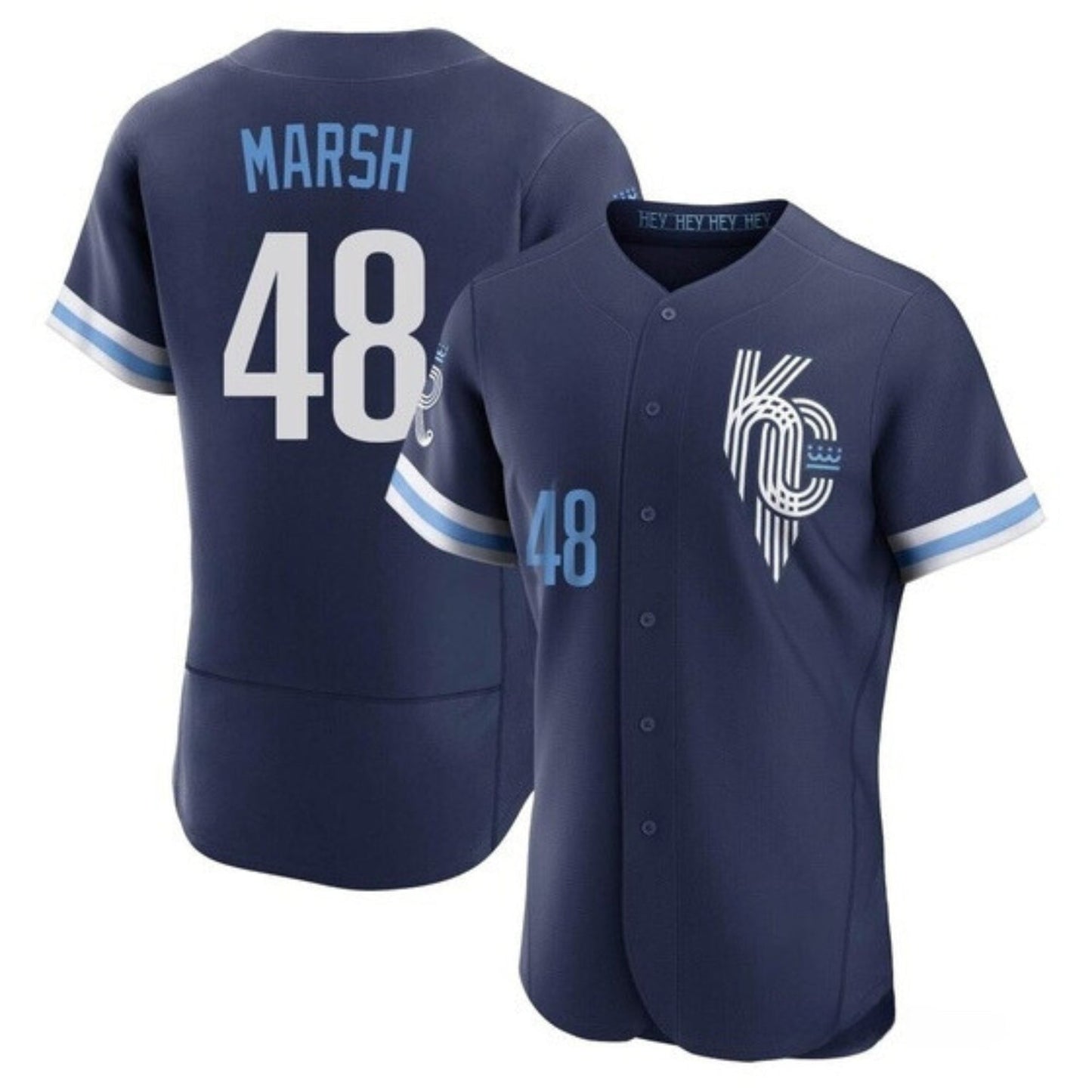 MLB Alec Marsh Kansas City Royals 48 Jersey