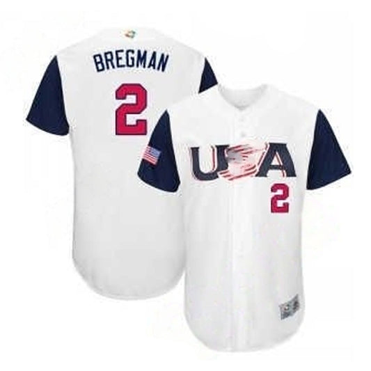 WBC Alex Bregman USA 2 Jersey