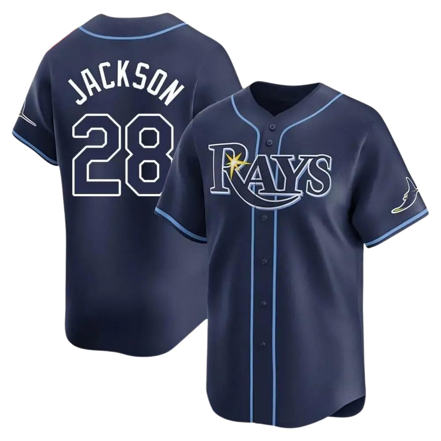 MLB Alex Jackson Tampa Bay Rays 28 Jersey