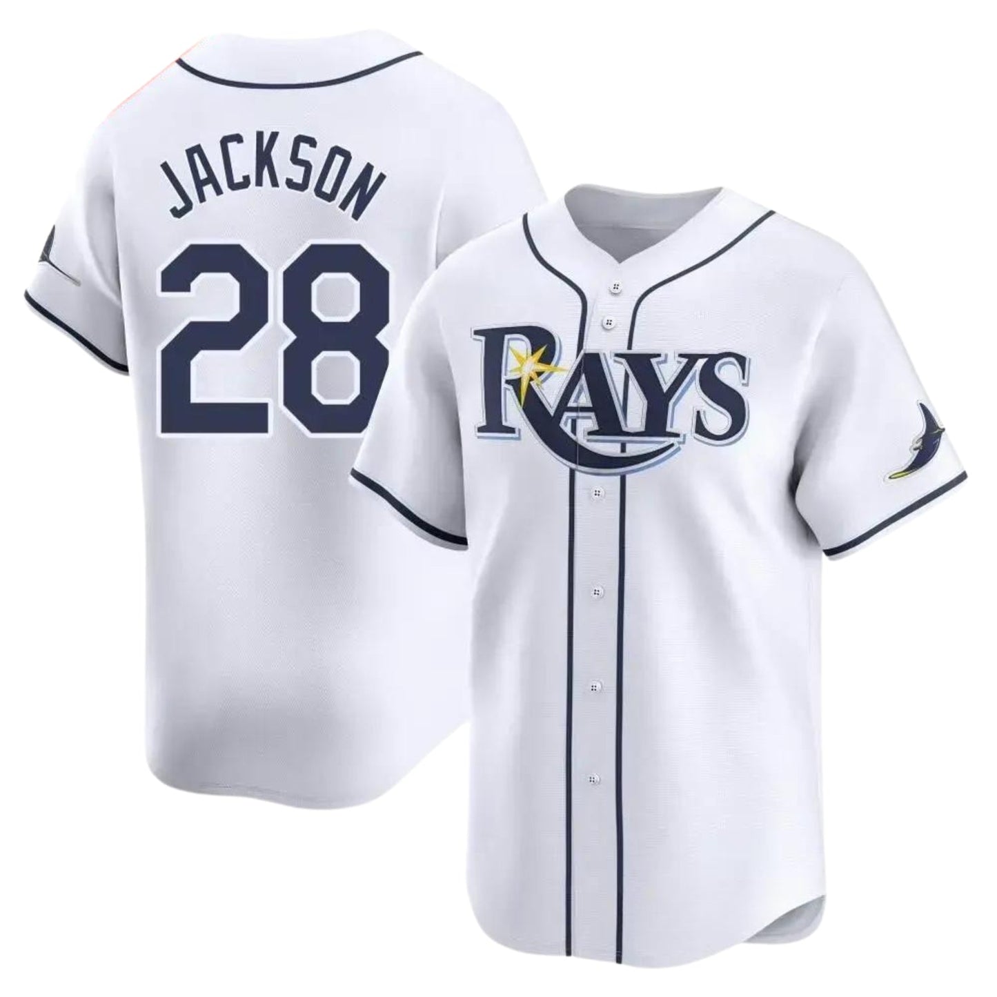 MLB Alex Jackson Tampa Bay Rays 28 Jersey