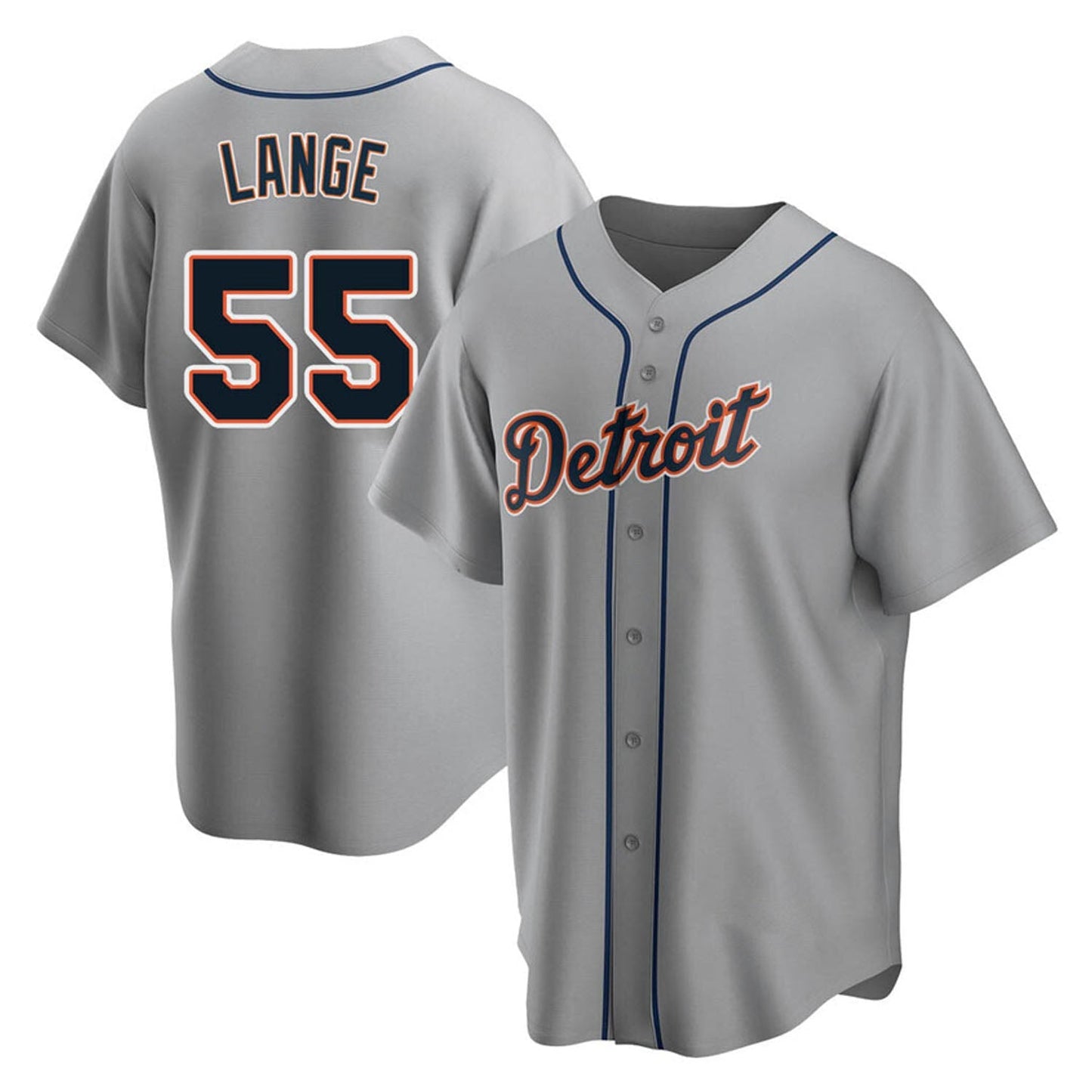 MLB Alex Lange Detroit Tigers 55 Jersey